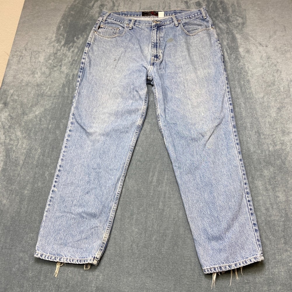 Mission Blues Jeans Mens 40x30 Blue Denim Cotton Non Stretch All Seasons Travel